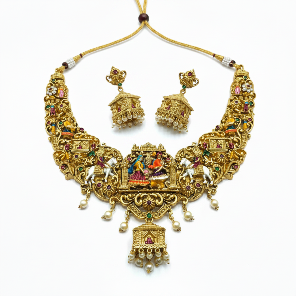 Full Set with 2 Jhumkas