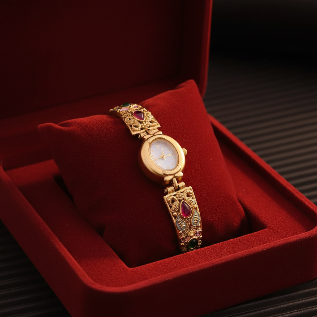 High Gold Antique Watch gift box