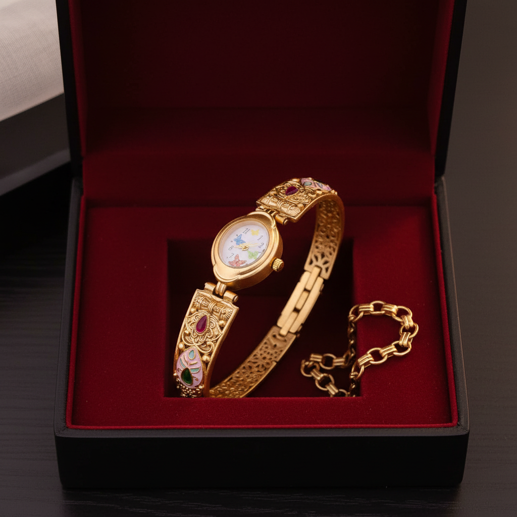 High Gold Antique Watch gift box