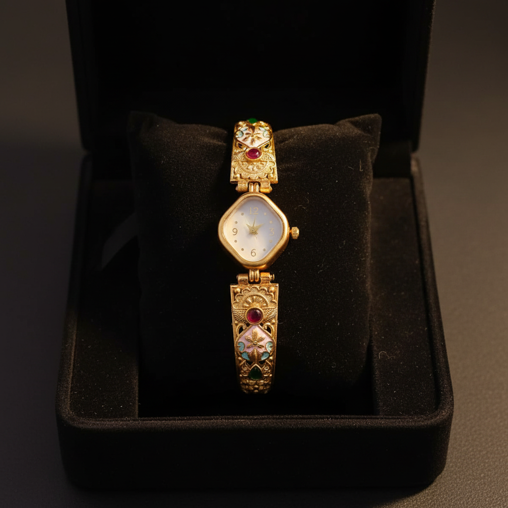 High Gold Antique Watch gift box