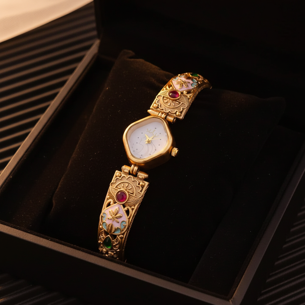 High Gold Antique Watch gift box