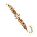 High Gold Antique Watch white background