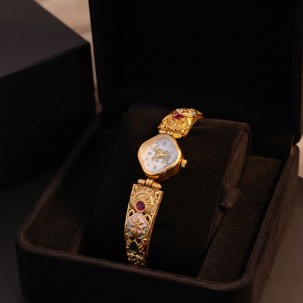 High Gold Antique Watch gift box