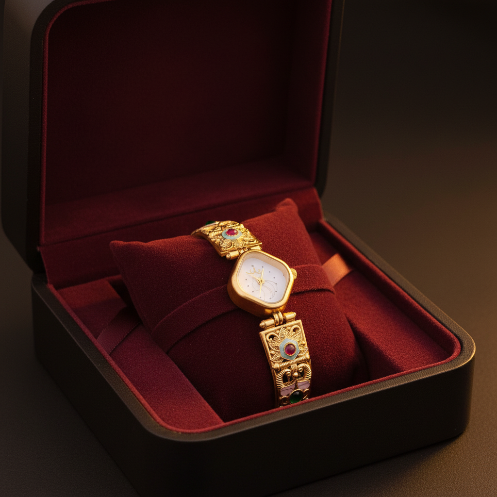 High Gold Antique Watch gift box