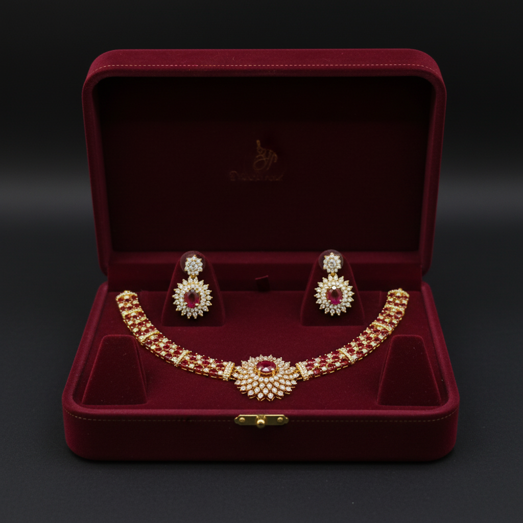 Maroon Red Gift Box